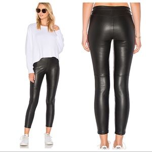 Free People Vegan Leather High Waist Leggings